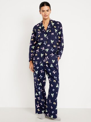 Poplin Pajama Pant Set | Old Navy (US)