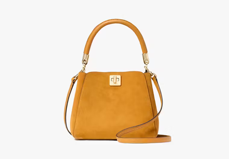 Phoebe Suede Small Top Handle Satchel | Kate Spade Outlet