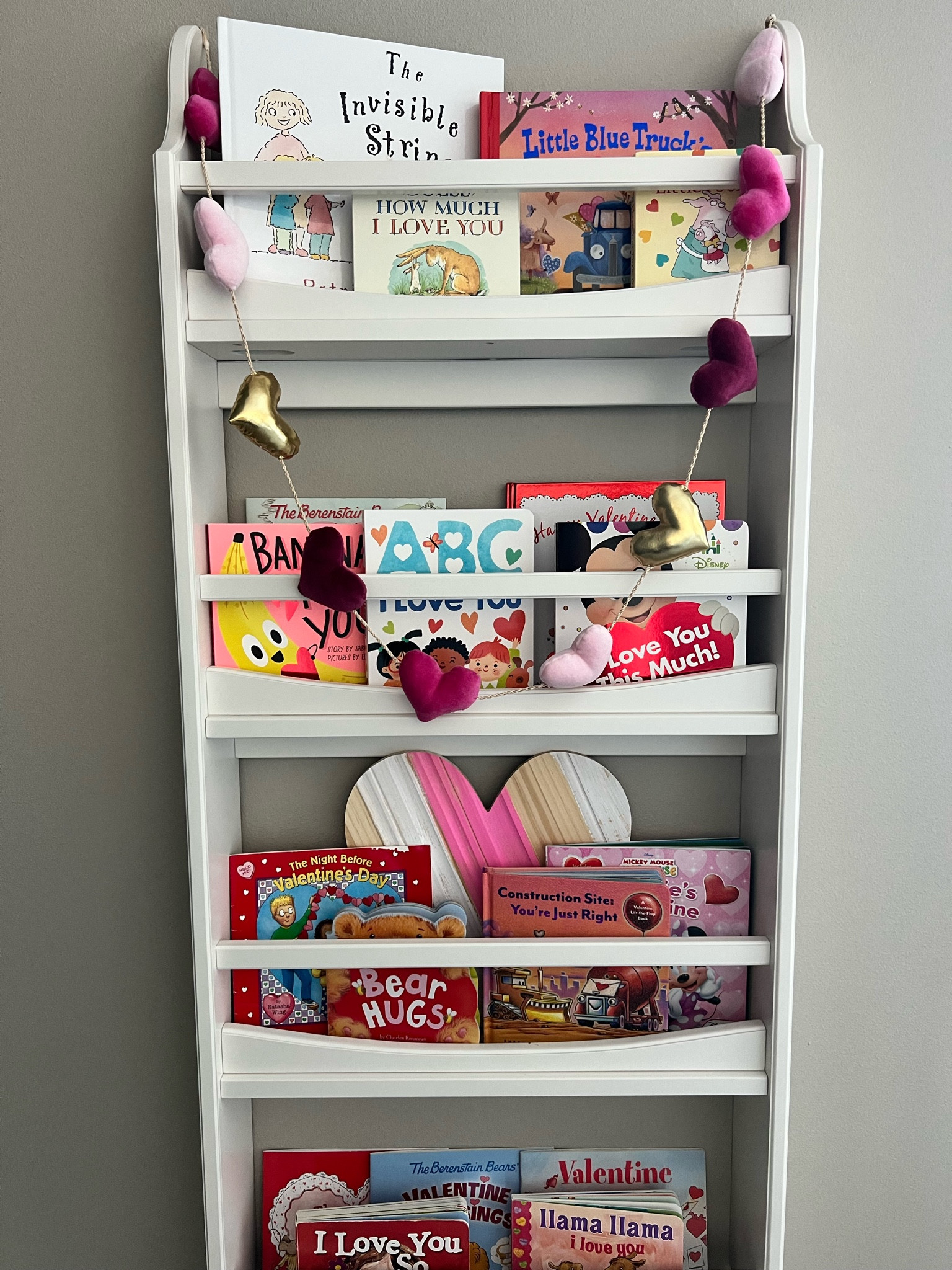 Valentines books, book shelf, nursery shelf, playroom shelf 

#LTKkids #LTKbaby #LTKhome