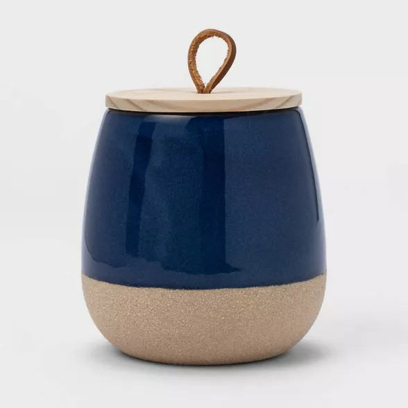 10oz Ceramic Candle with Wood Lid - Threshold™ | Target