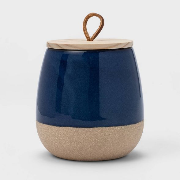 10oz Ceramic Candle with Wood Lid - Threshold™ | Target