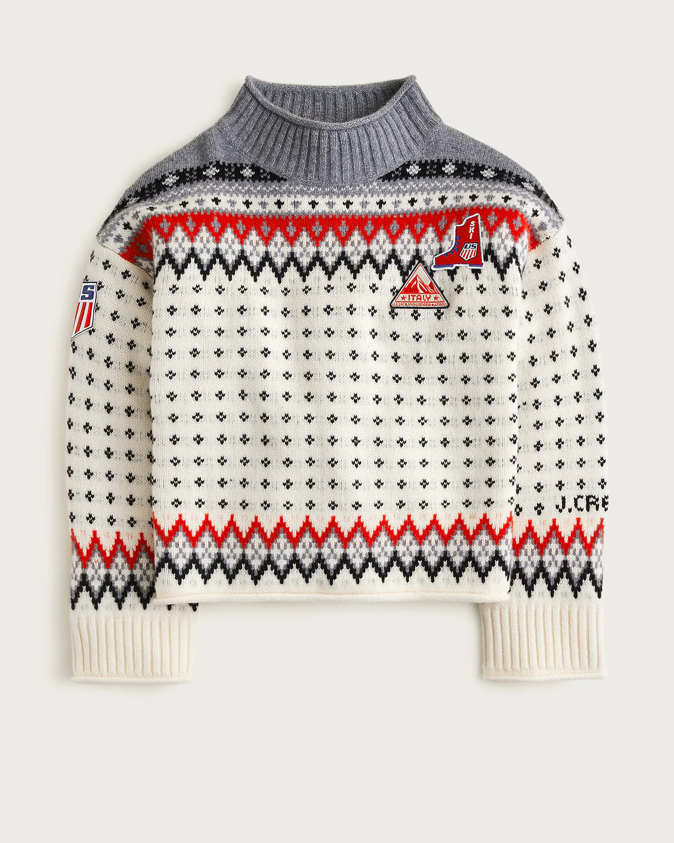 U.S. Ski & Snowboard by J.Crew Fair Isle Rollneck™ sweater in vintage wool | J. Crew US