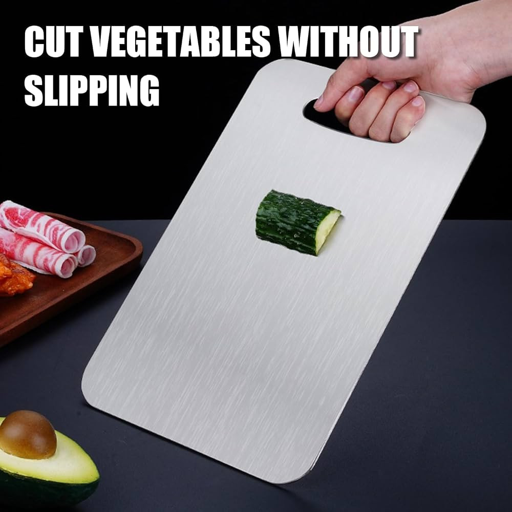 New Titanium Cutting Board - 100% Pure Titanium Cutting Boards For Kitche,1 Pack Double-sided foo... | Amazon (US)