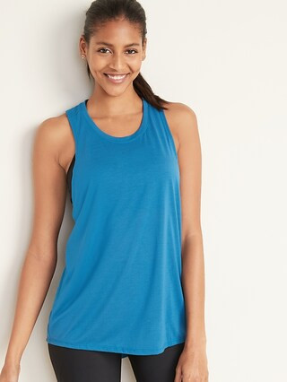 Lightweight Cross-Back Fly-Away Tank Tops for Women | Old Navy (US)