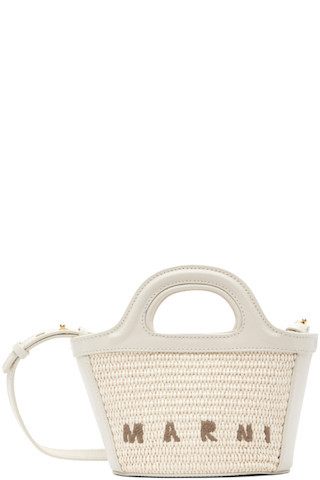 White Tropicalia Micro Tote | SSENSE