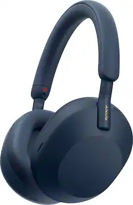 Sony - WH-1000XM5 Wireless Noise-Canceling Over-the-Ear Headphones - Blue | Best Buy U.S.