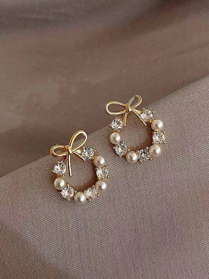 Faux Pearl Decor Earrings | SHEIN