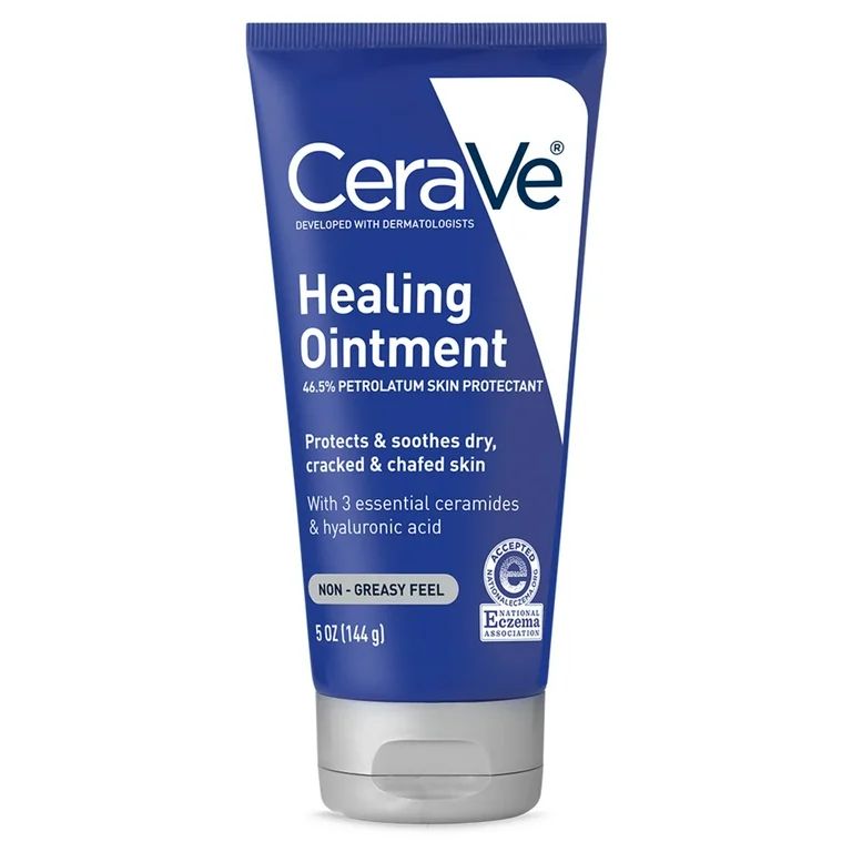 CeraVe Healing Ointment for Face & Body, Protects and Soothes Dry, Cracked, & Chafed Skin 5 oz | Walmart (US)