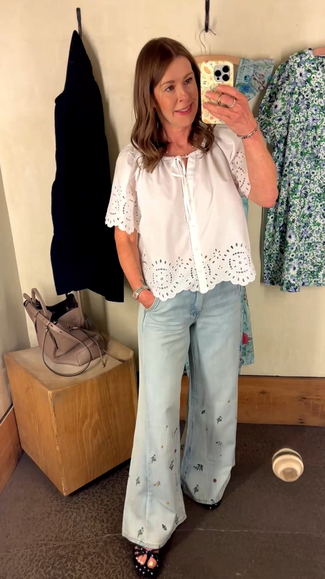 Anthropologie in store try on!  So many new arrivals! 

#LTKPetite