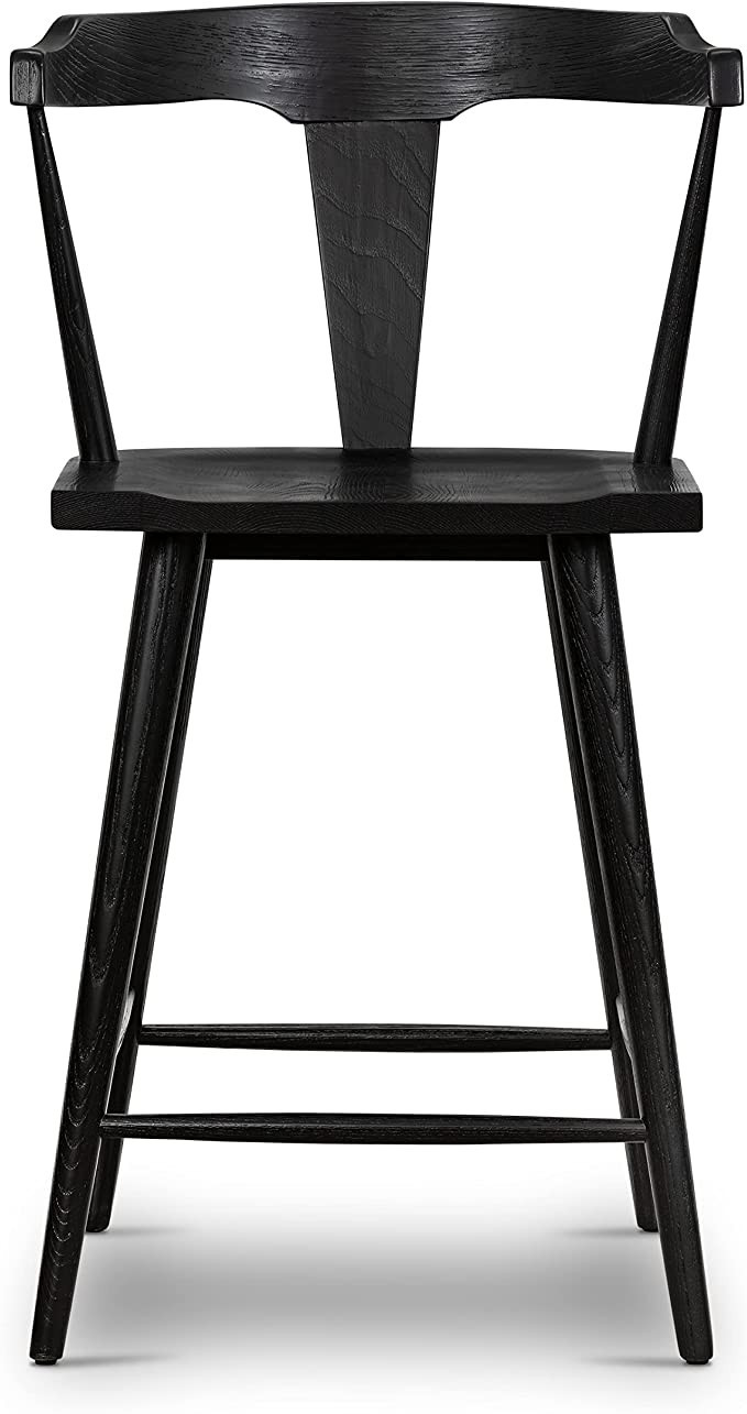 POLY & BARK Enzo Counter Stool in Black | Amazon (US)