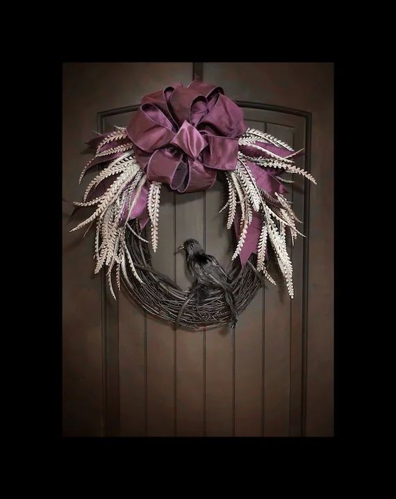 Halloween Wreaths Gothic Home Decor Halloween Wreath Goth - Etsy | Etsy (US)