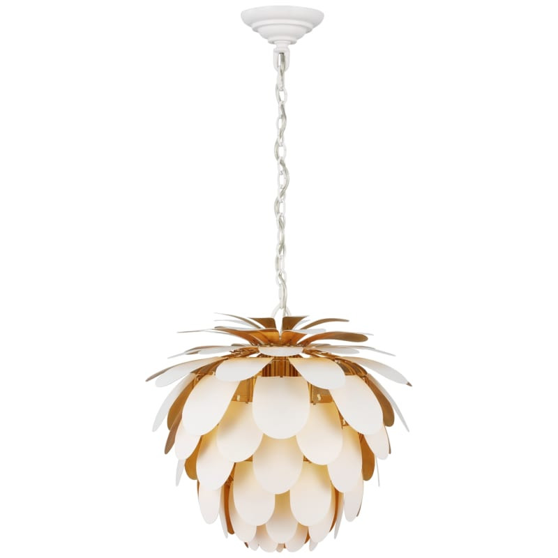 Visual Comfort CHC5163 Cynara 15" Grande Chandelier by E.F. Chapman Plaster White Indoor Lighting Pe | Build.com, Inc.