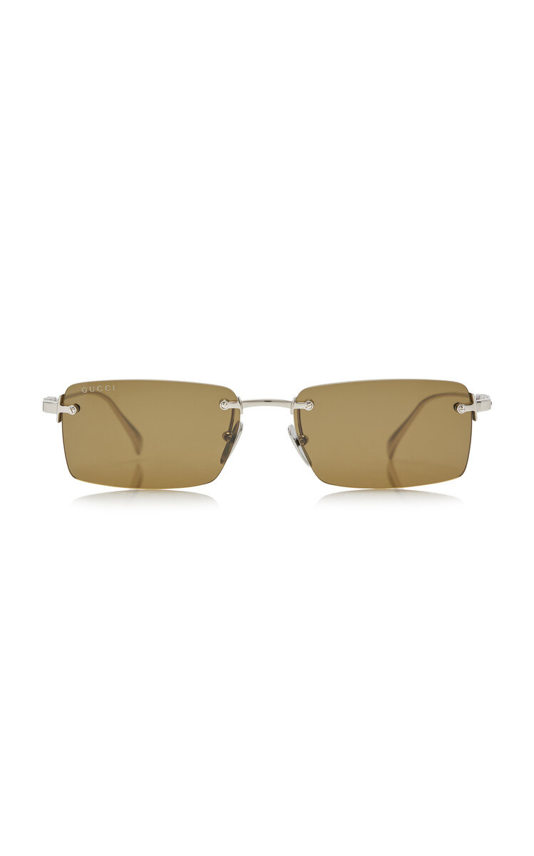 Square-Frame Metal Sunglasses | Moda Operandi (Global)