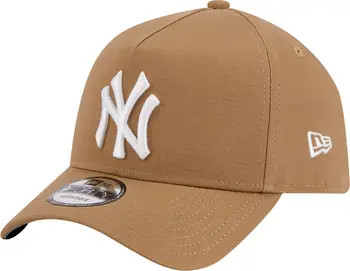 New Era Men's New Era Khaki New York Yankees A-Frame 9FORTY Adjustable Hat | Nordstrom | Nordstrom