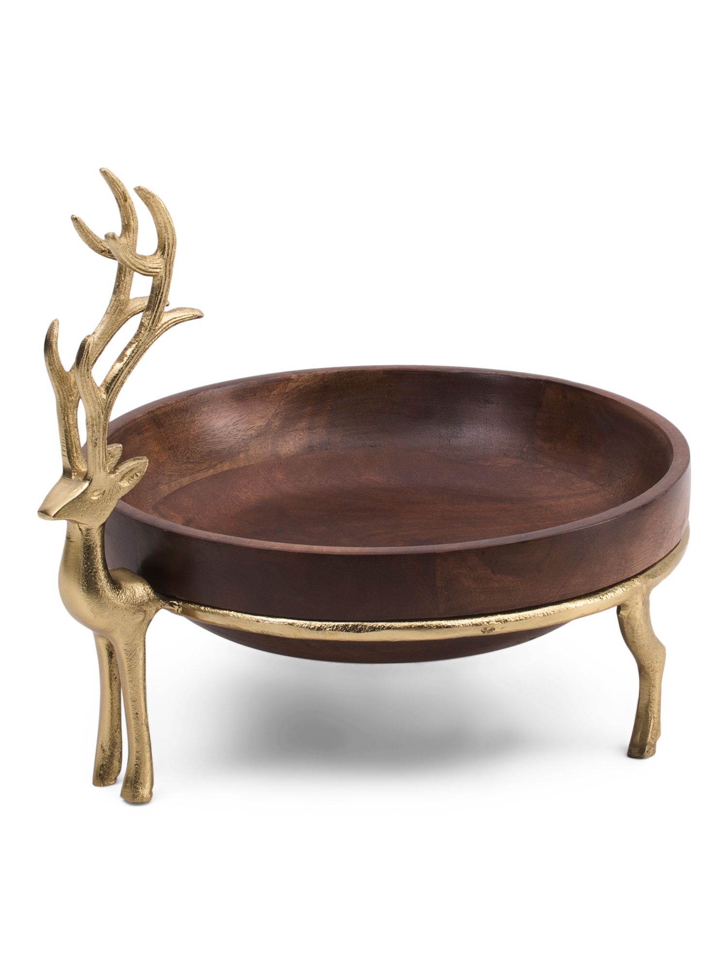 15in Reindeer Candy Bowl | TJ Maxx