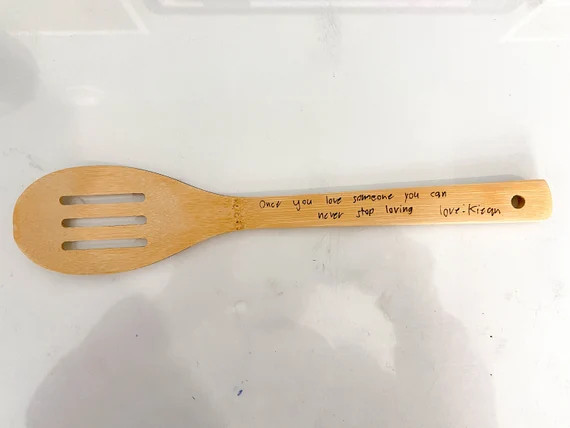 Personalized Handwriting Engraved Wooden Spoon | Etsy | Etsy (US)