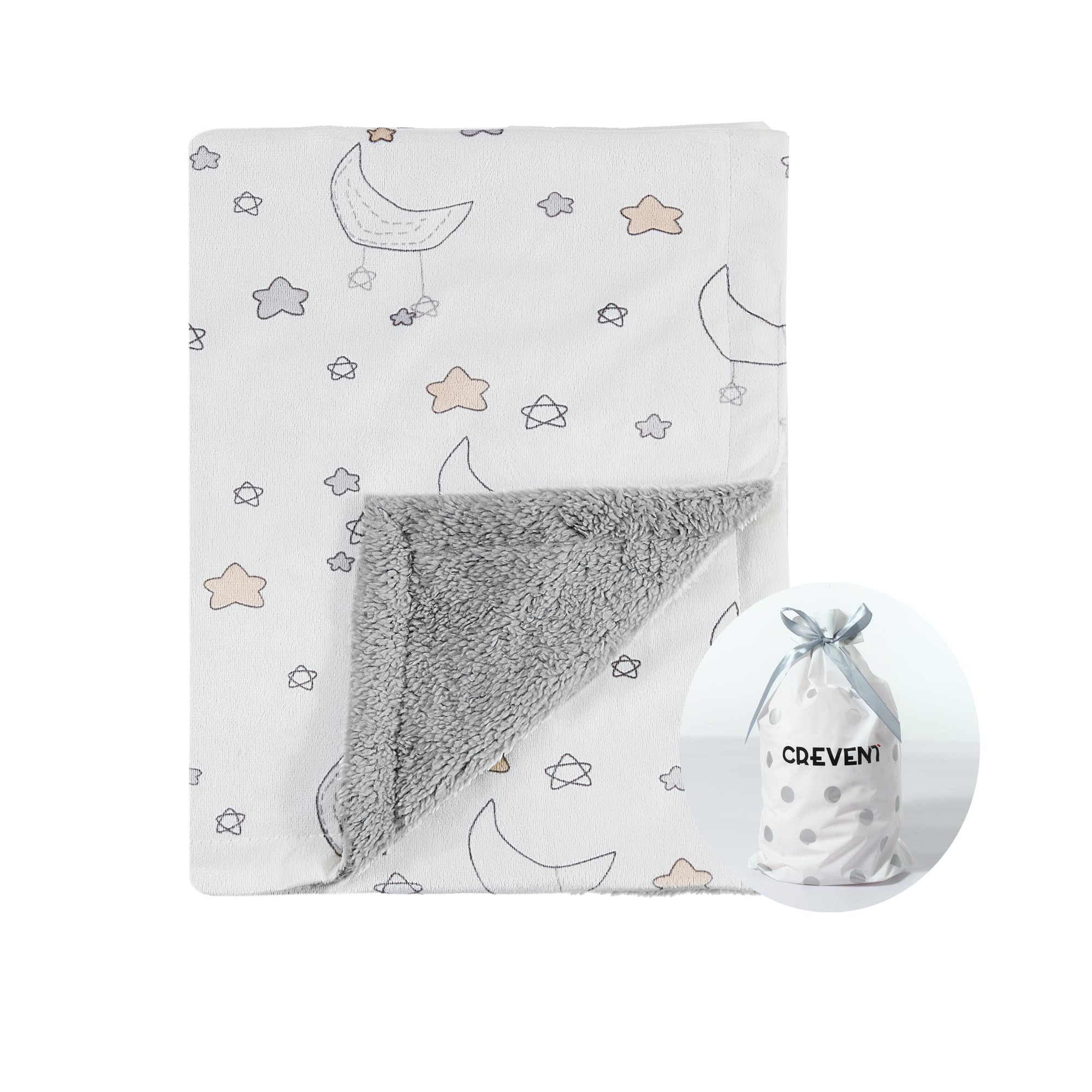 CREVENT 30''X40'' Cute Cozy Fluffy Warm Baby Blanket for Girls Boys Infants Toddlers' Bedding/Cri... | Amazon (US)
