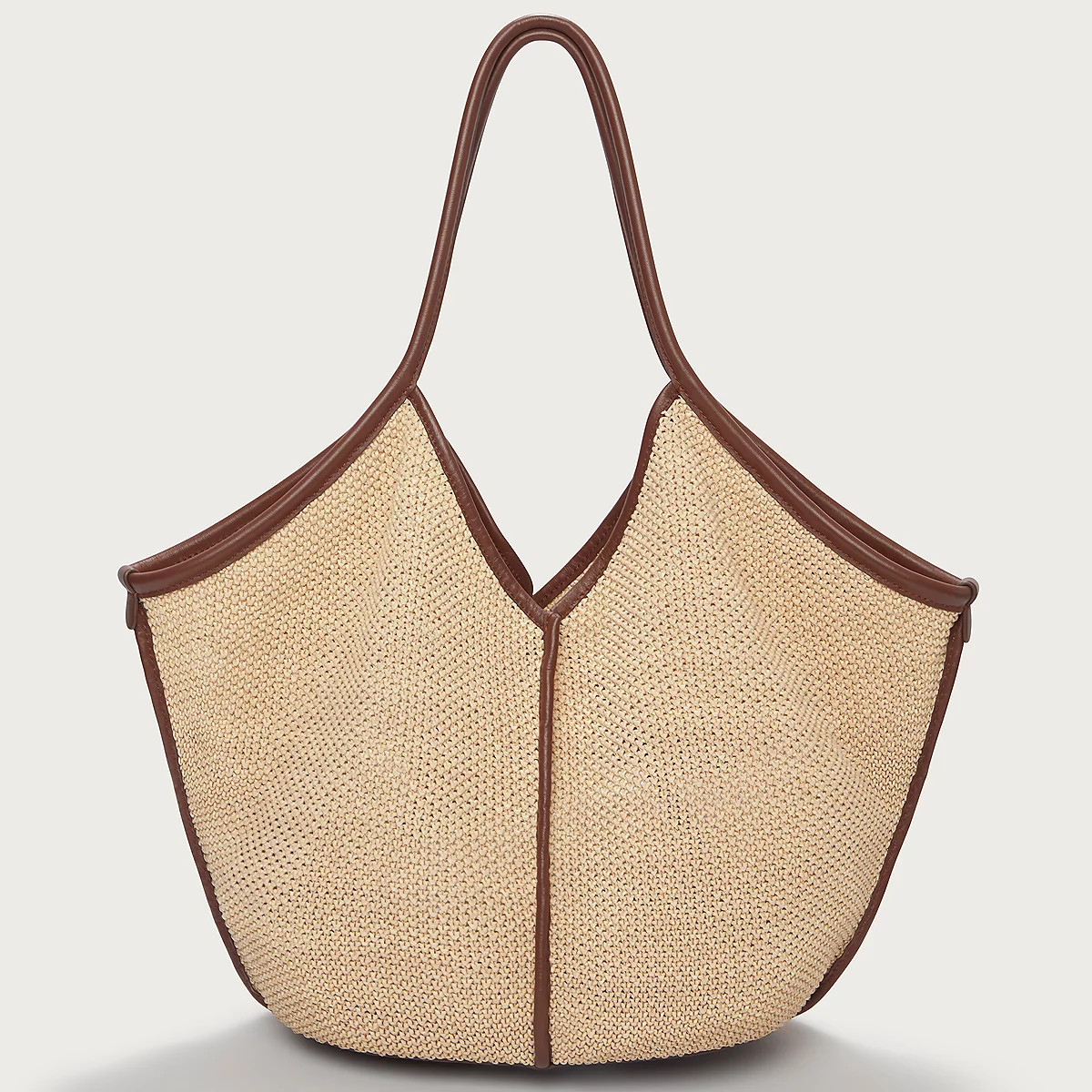 The White Company Hereu Calella Raffia Tote Bag, Natural, Size: One Size | The White Company UK & ROW
