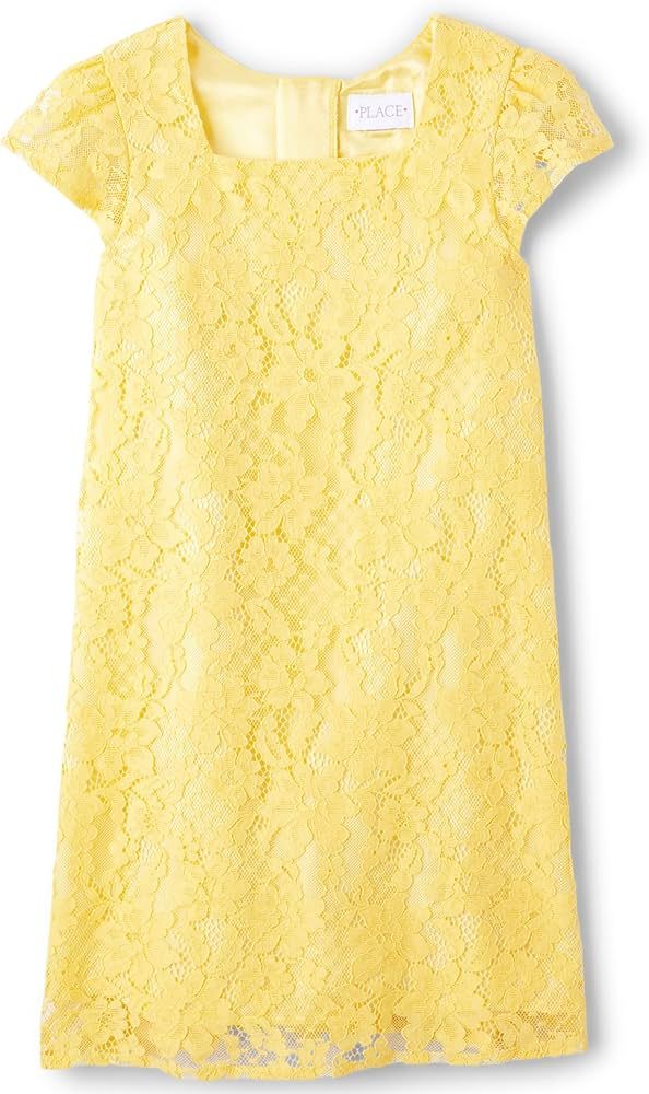 The Children's Place Girls' One Size Lace Dresses | Amazon (US)