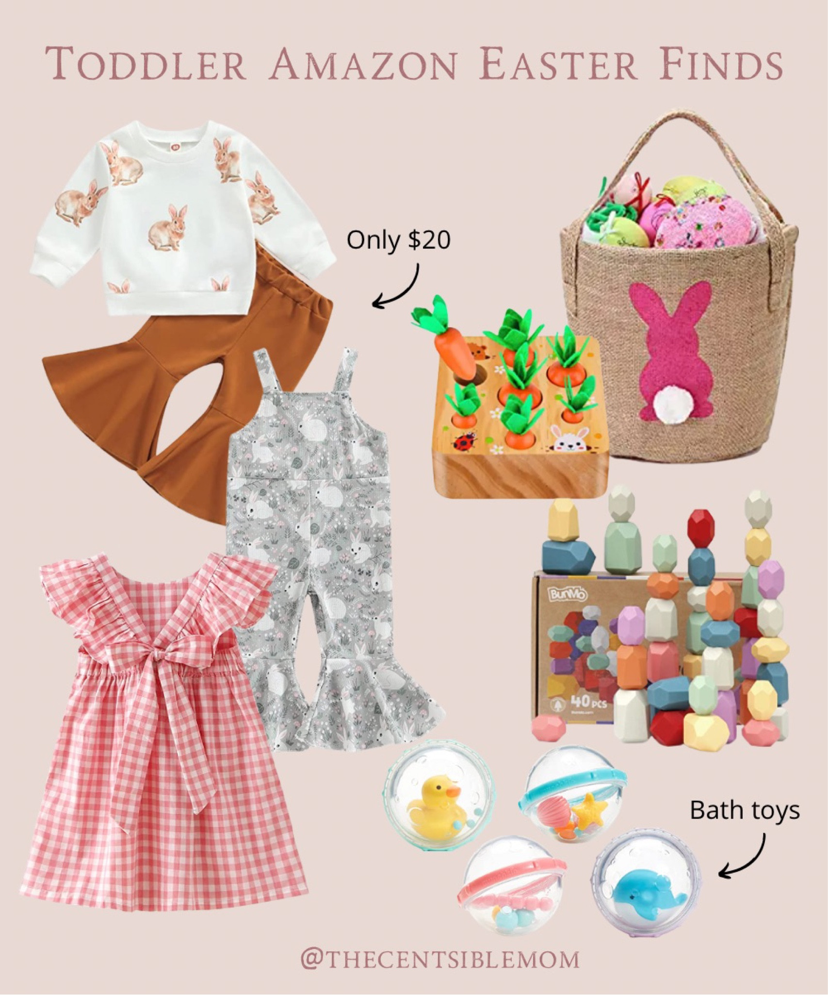 Cute Easter outfits for girls. Toddler girl Easter outfit ideas. Easter basket ideas for girls. Easter toys. Easter books. Amazon finds for Easter. Amazon Easter deals. Amazon outfits for Easter. 

Follow my shop @thecentsiblemom on the @shop.LTK app to shop this post and get my exclusive app-only content!

#liketkit 
@shop.ltk
https://liketk.it/42qP1

#LTKfamily #LTKkids #LTKunder50
