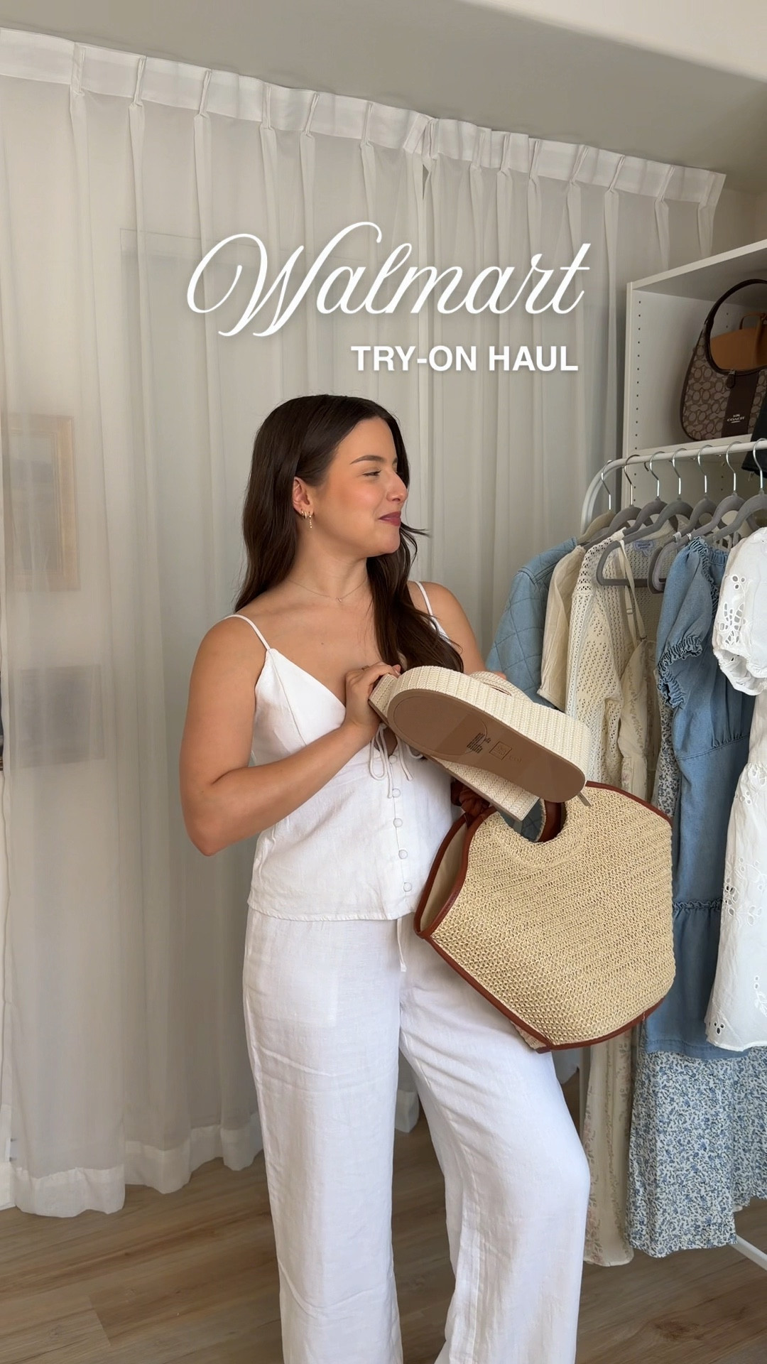 Walmart spring try on haul ♥️ Their new collab with Bridgerton is adorable!!

[spring fashion, spring dresses, quilted jacket, platform sandals]

#LTKootd