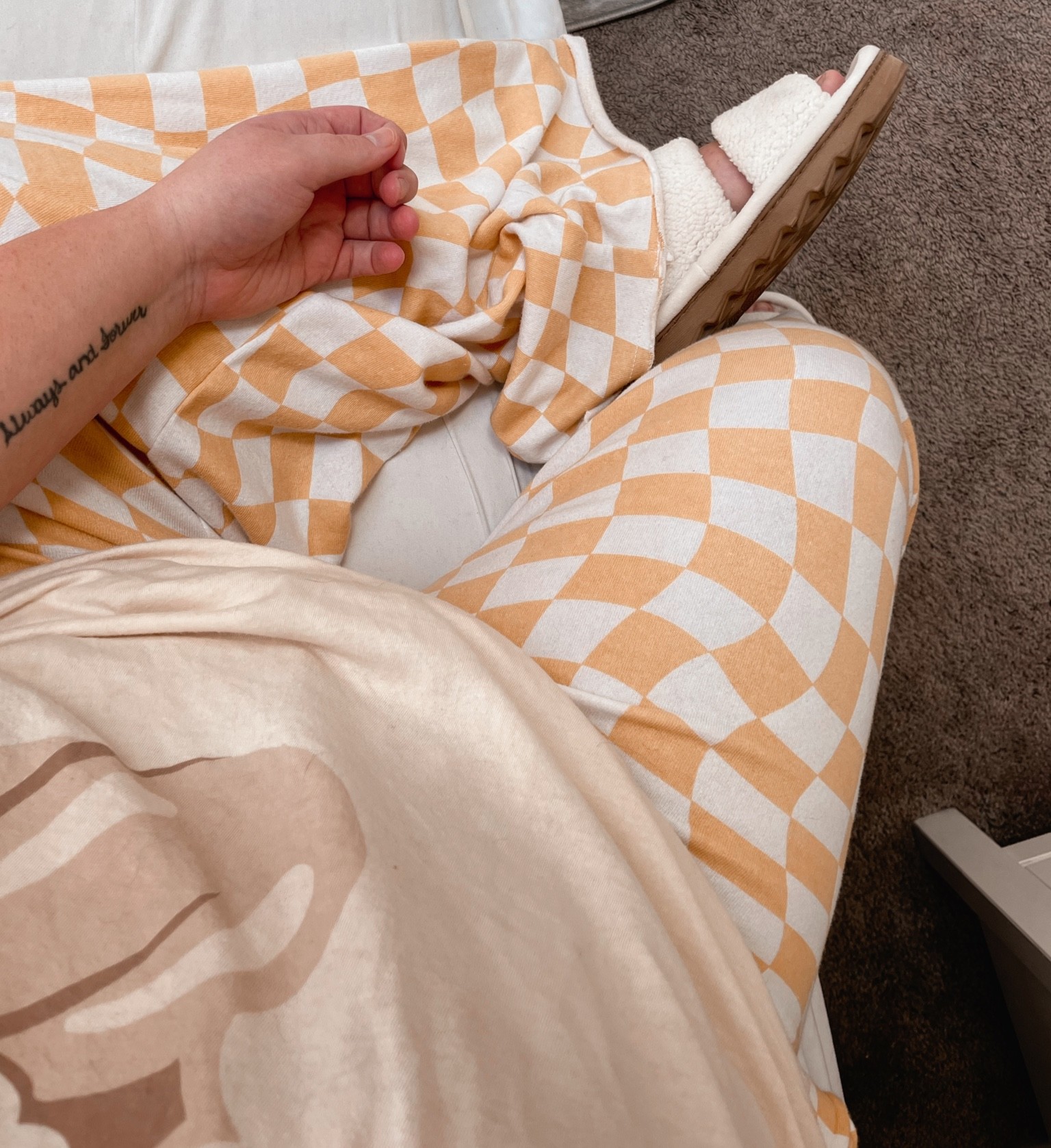 Coziest lounge pants. And checkered. We love trendy and comfy. 

#LTKunder50 #LTKSeasonal