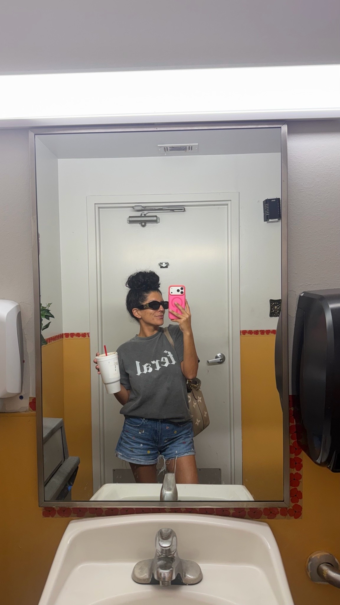 An easy everyday outfit that never goes out of style. A graphic tee, denim shorts, and a few favorite accessories make getting dressed so simple. 🩶

#GraphicTee #DenimShorts #CasualStyle #EverydayOutfit #SummerStyle #WeekendLook #NeutralStyle #StyleInspiration #EffortlessFashion #WardrobeEssentials

#LTKdayinmylife #LTKootd #LTKstorytime