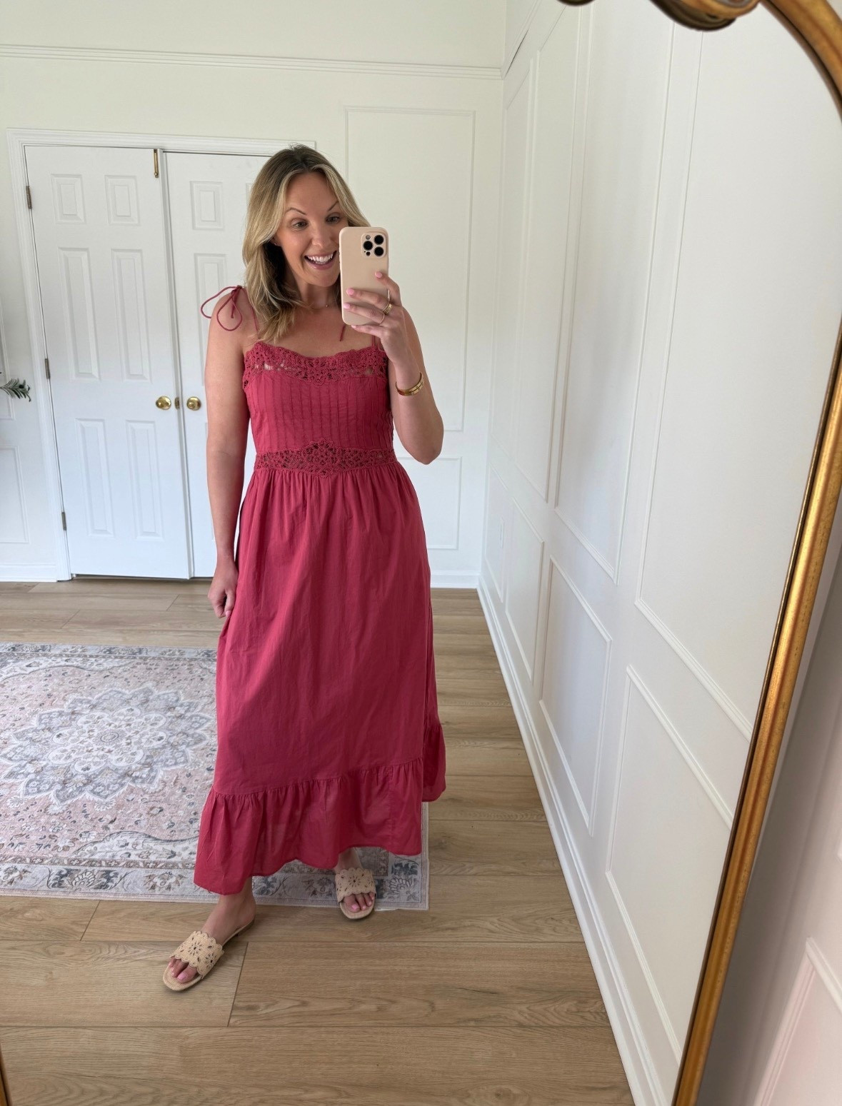 Summer date night outfit - spring dress - wearing a med 