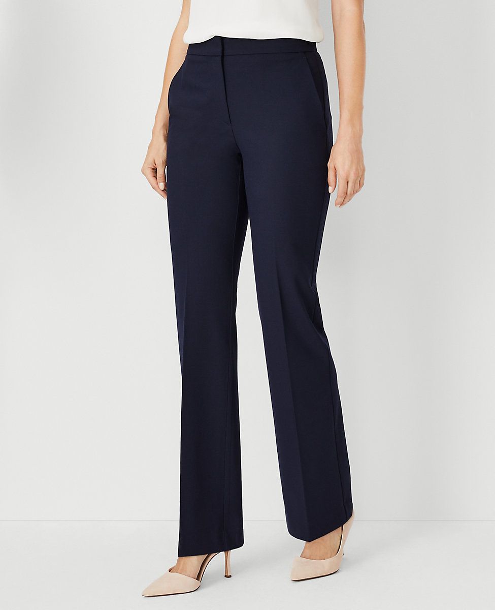 The High Rise Trouser Pant in Seasonless Stretch | Ann Taylor (US)