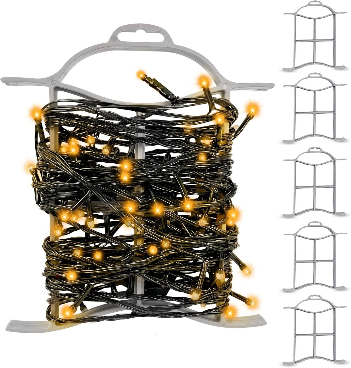 Set of 6 Rope Winder, Strong & Hangable Light & Cord Wind Up Christmas Light Storage for Organizi... | Amazon (US)