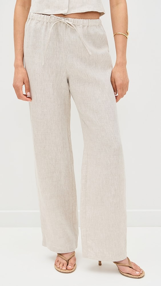 Reformation Olina Linen Pants | Shopbop | Shopbop