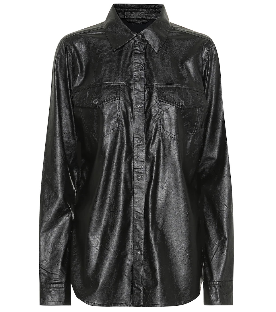 Perfect faux leather shirt | Mytheresa (US/CA)