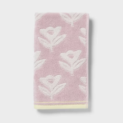 Floral Kids' Hand Towel Purple - Pillowfort™ | Target
