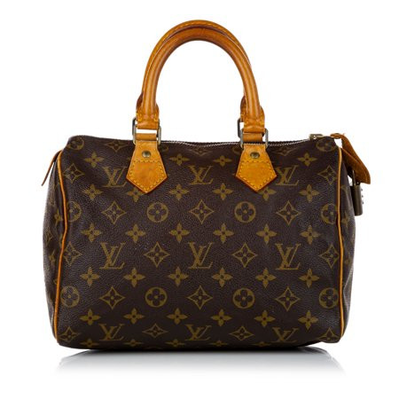 Pre-Owned Louis Vuitton Monogram Speedy 25 Canvas Brown | Walmart (US)
