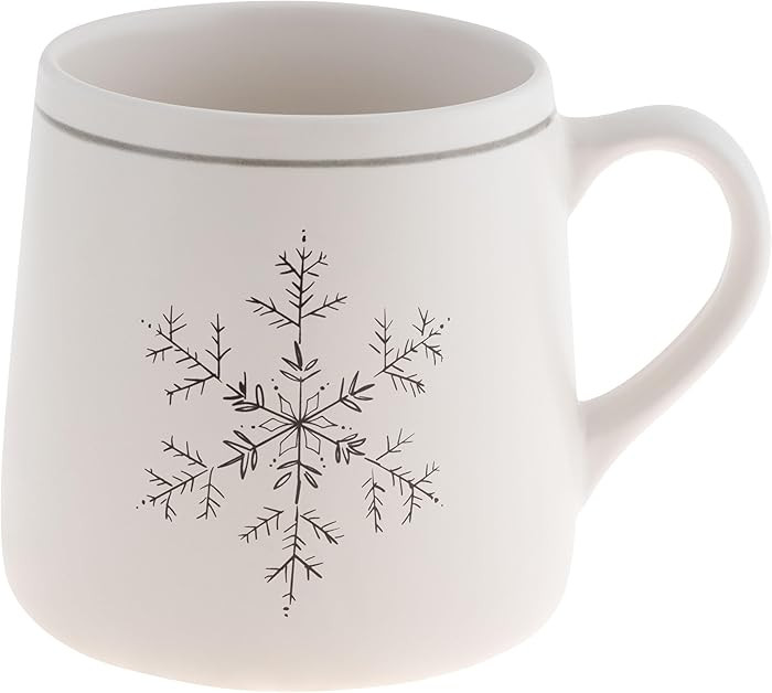 Karma Gifts, Winter White Mug, Snowflake | Amazon (US)