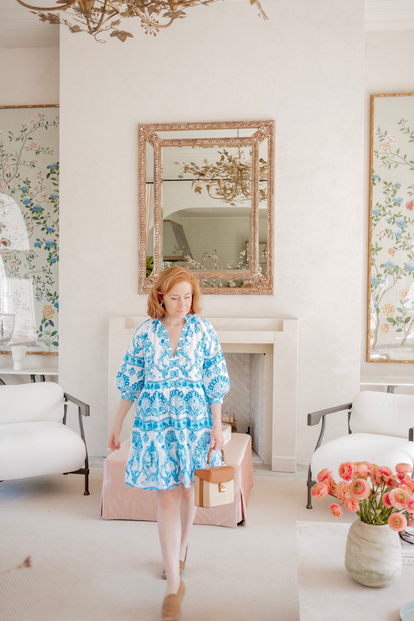 Obsessed with the new line by my FAVE dress designer… y’all will adore this whole collection! This dress is SUCH an easy “throw it on & look elegant” staple. 