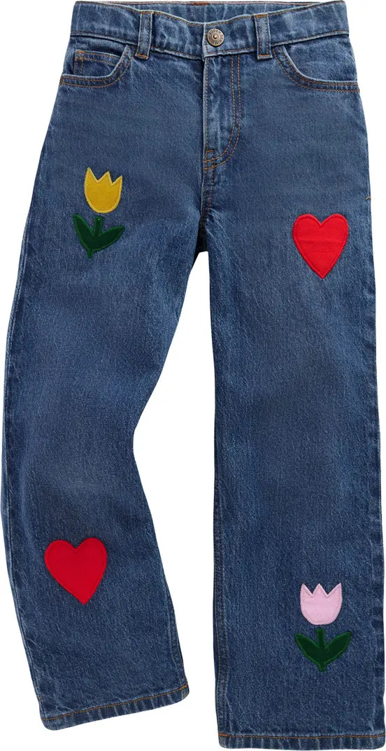 Kids' Appliqué Relaxed-Fit Jeans | Nordstrom