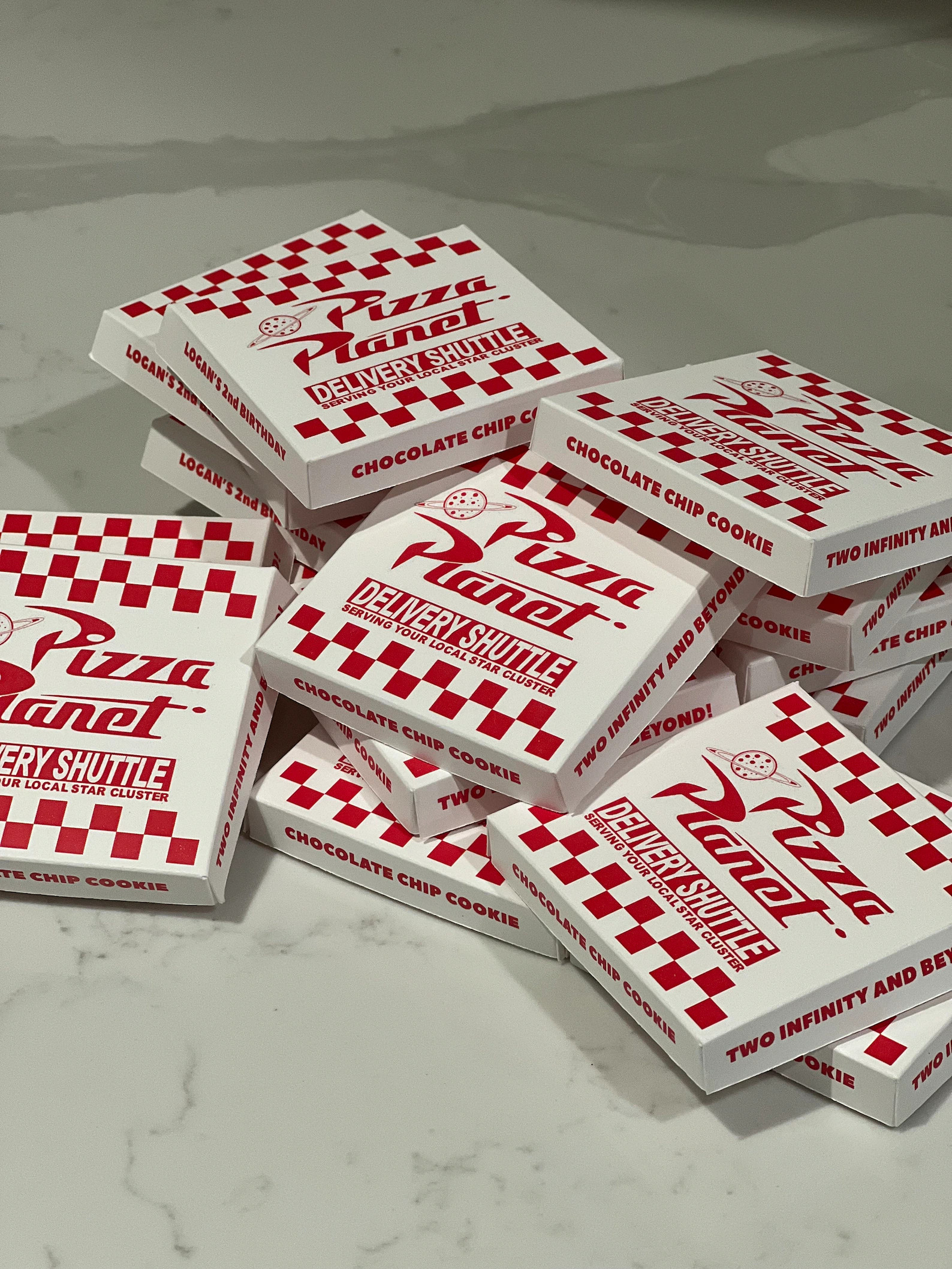 TWO Infinity and Beyond Pizza Planet Cookie Box 4 - Etsy | Etsy (US)