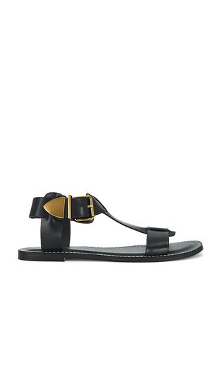 Brazinn Sandal in Black Leather | Revolve Clothing (Global)