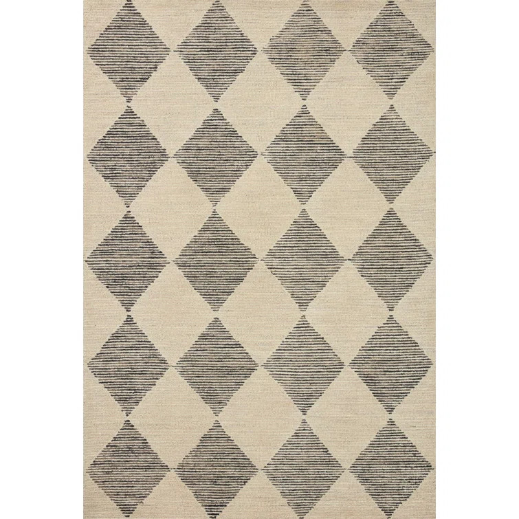 Chris Loves Julia x Loloi Francis Collection FRA-01 Beige / Charcoal, Contemporary  Area Rug | Wayfair Professional