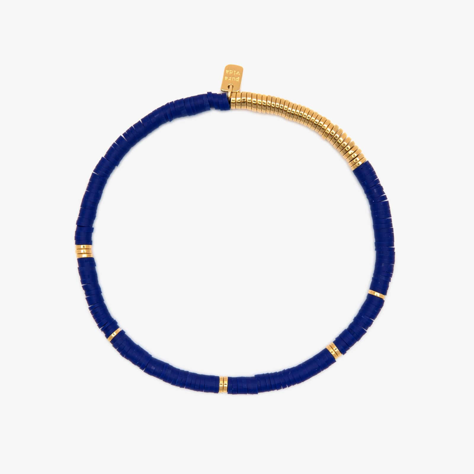 Surfrider Gold Stretch Anklet | Pura Vida Bracelets