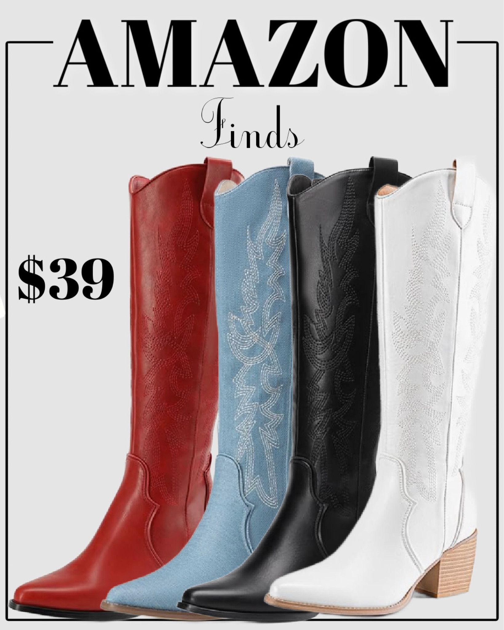 Amazon prime day! 🎉
Cowboy boots
Amazon finds, amazon fashion, amazon prime deals, prime day deals, #ltkrefresh #ltkseasonal #ltkhome  #ltkstyletip #ltktravel #ltkwedding #ltkbeauty #ltkcurves #ltkfamily #ltkfit #ltksalealert #ltkshoecrush #ltkstyletip #ltkswim #ltkunder50 #ltkunder100 #ltkworkwear #ltkgetaway #ltkbag #nordstromsale #targetstyle #amazonfinds #springfashion #nsale #amazon #target #affordablefashion #ltkholiday #ltkgift #LTKGiftGuide #ltkgift #ltkholiday #ltkvday #ltksale 

Vacation outfits, uggs, sweater, home decor, wedding guest dress, date night, jeans, jean shorts, swim, spring fashion, spring outfits, sandals, sneakers, resort wear, travel, swimwear, amazon fashion, amazon swimsuit, lululemon, summer outfits, beauty, travel outfit, swimwear, white dress, vacation outfit, sandals

#LTKFindsUnder50 #LTKSeasonal #LTKSaleAlert