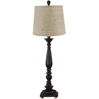 AHS Lighting L2175BK-U6 Living Dinning Room Bedroom and Office Table Lamp, 32", Liberty-Black W/N... | Amazon (US)