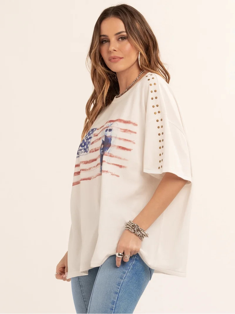 Jessica Simpson Women's Austin Tee, Sizes XS-XL | Walmart (US)