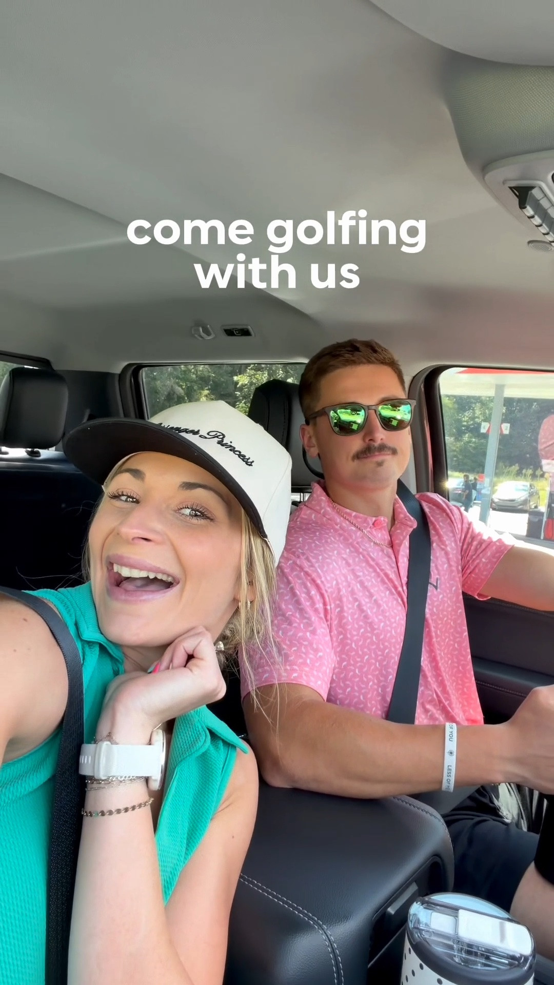 come golfing with us ⛳️🏌🏼‍♂️🤍 well, one of us is golfing and the other is just here for the fun 🤭😂

#couplescontent #golfing #marriedlife #golfcouple #weekendfun

#LTKSeasonal #LTKdayinmylife #LTKActive
