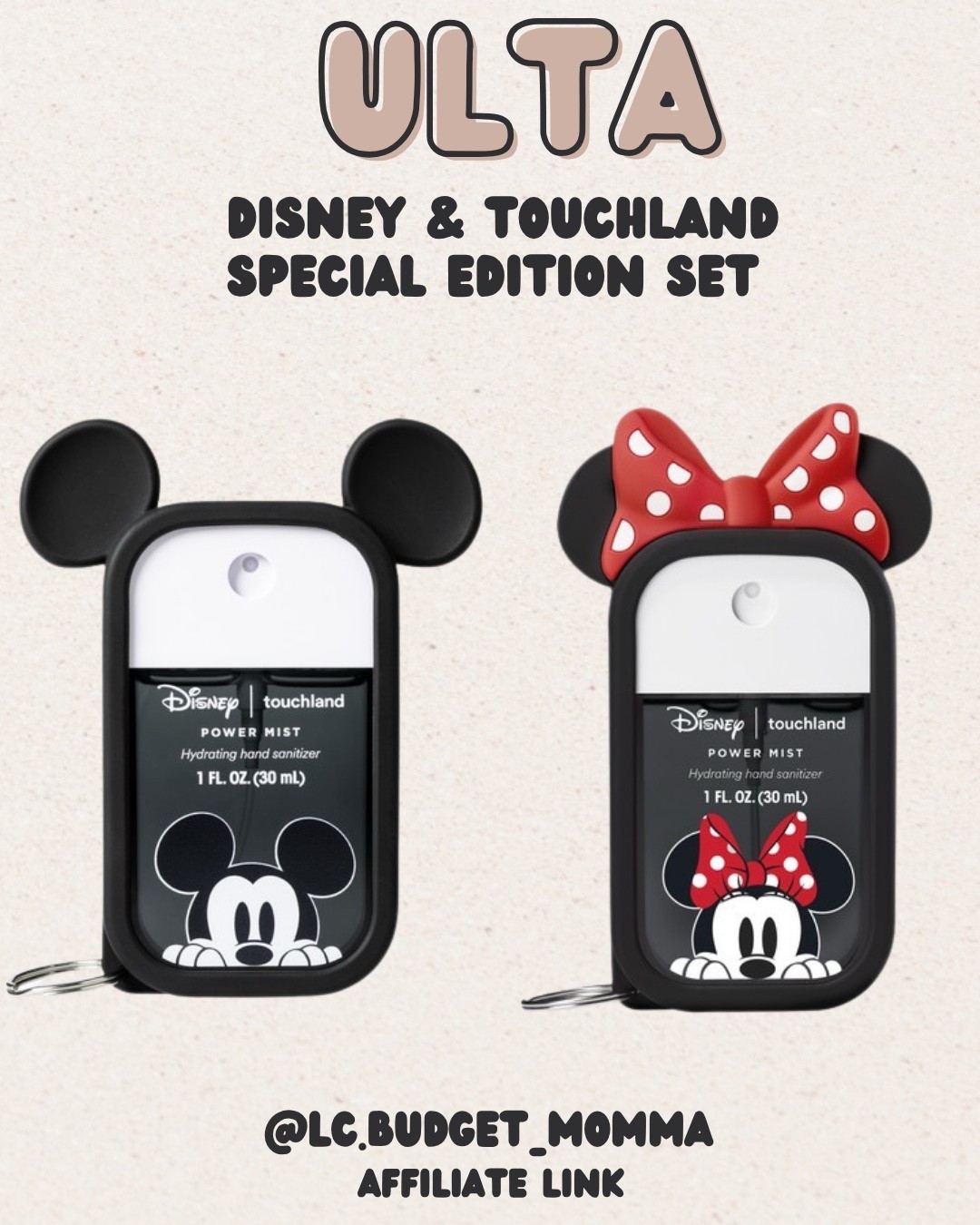 Disney x Touchland Mickey And Minnie Mouse Hand Sanitizers at Ulta! 

#minniemouse #mickeymouse #ulta #handsanitizer #touchland

#LTKSeasonal