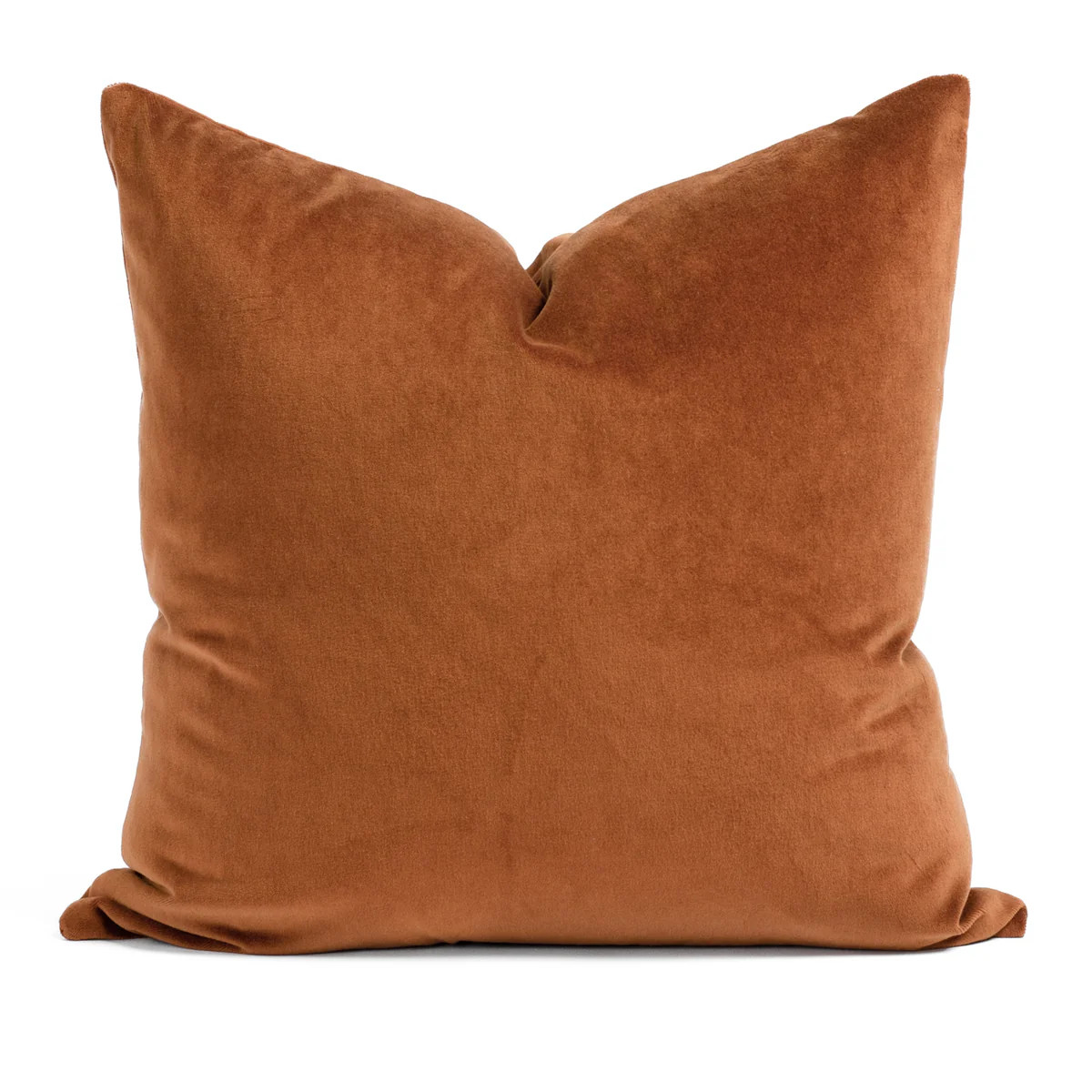 Mason Velvet 20x20 Pillow, Cognac | Tonic Living