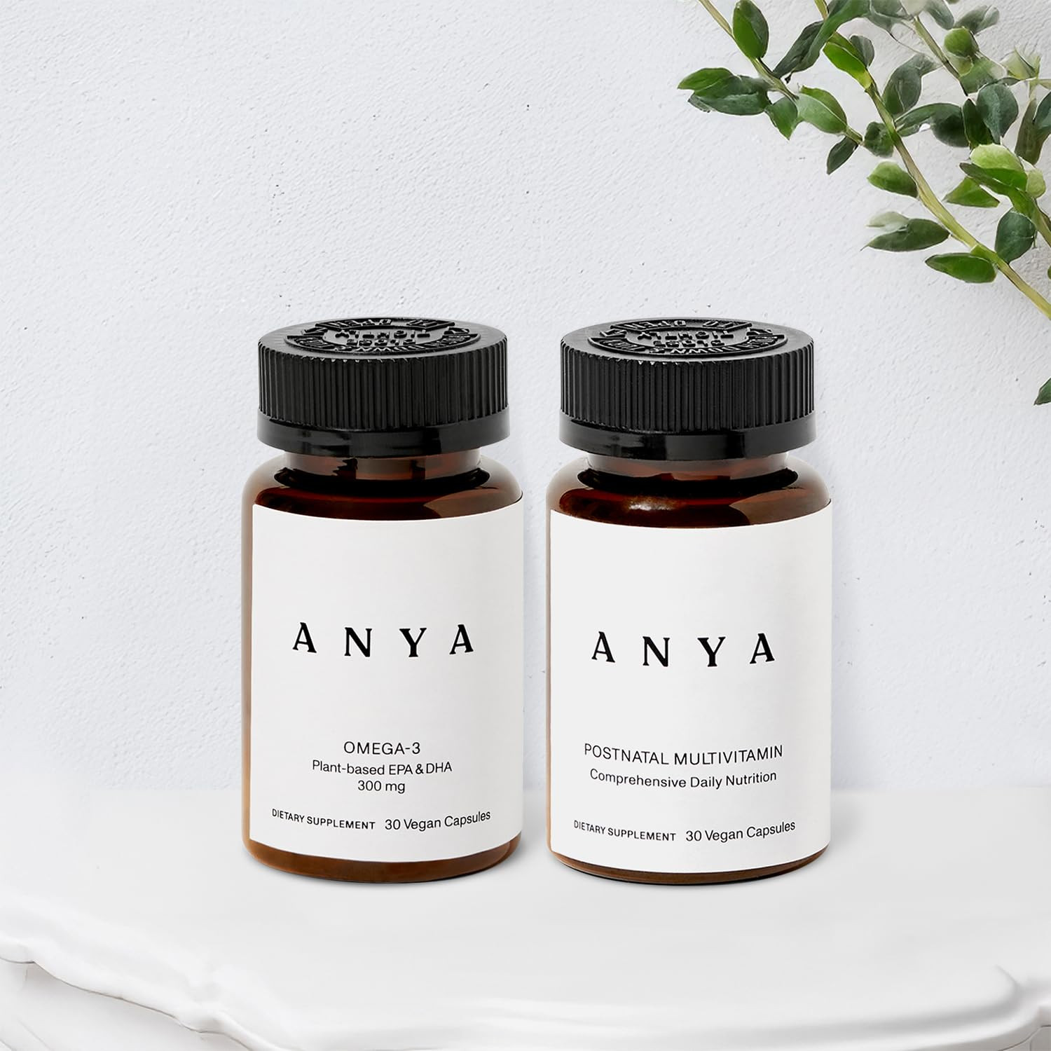 ANYA Postnatal Multivitamin Bundle + Omega 3 : Comprehensive Postnatal multivitamin, Easy-to-Dige... | Amazon (US)