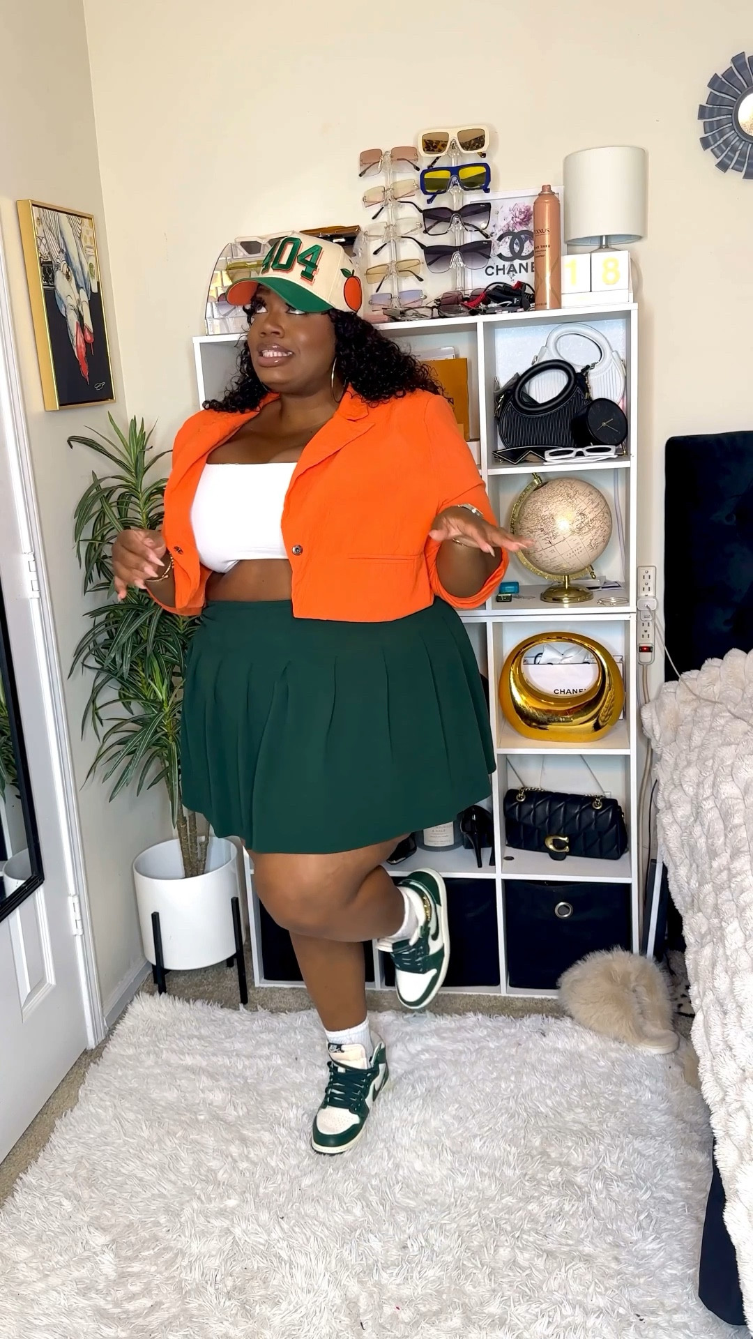 Listen I love a theme ! But yall know that already! I was repoing 404 day in ATL so I had to step out: 

Hat is from BLK FRVR: https://www.blkfrvr.com/products/404-kelly-green-snapback-hat 

#atlanta #curvyoutfit 

#LTKootd #LTKgrwm #LTKdayinmylife