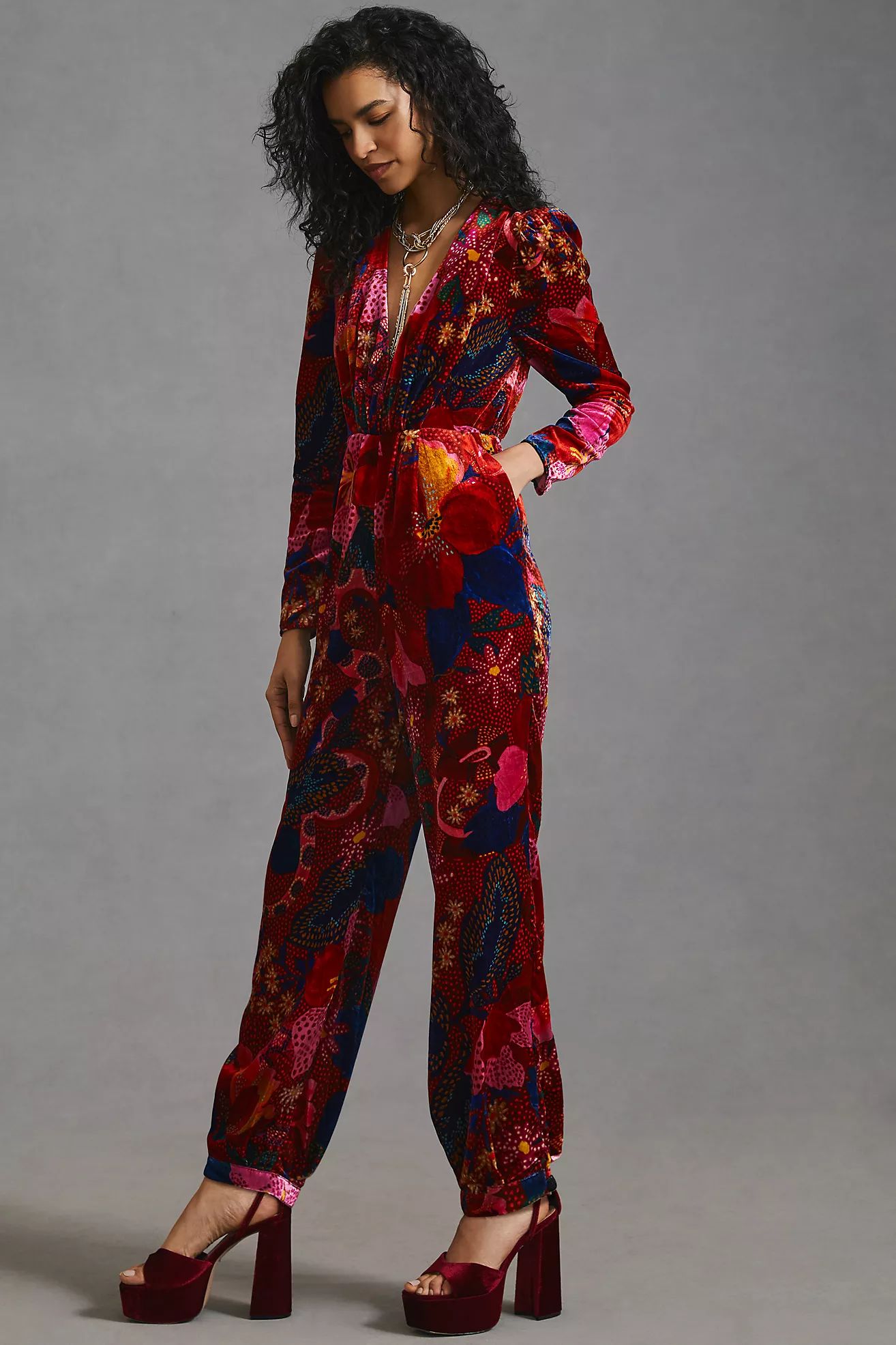 Farm Rio Snake Jumpsuit | Anthropologie (US)